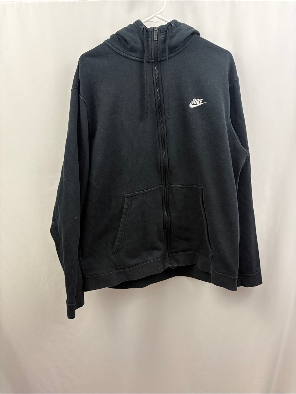 Nike Mens Black Full-Zip Hoodie XXL